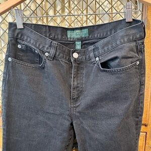 Lauren Ralph Lauren Black Straight Leg Jeans